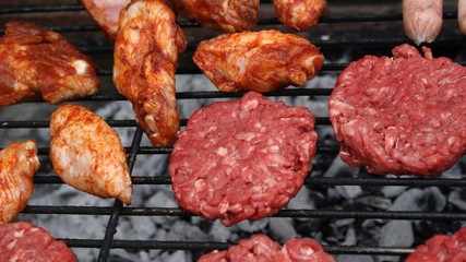 Barbecue meat