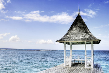 Pier at Montego Bay, Jamaica, Carribean