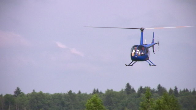 helicopter in sky