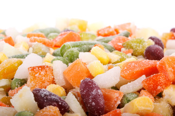 Fresh frozen vegetables