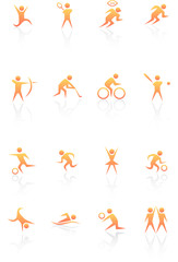 Athletic Stick Figures