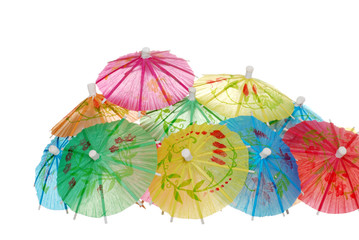 lots of asian umbrellas