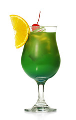 Green Alcoholic Cocktail
