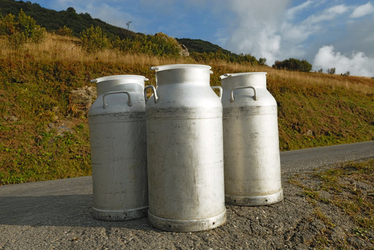 collecte du lait en alpages