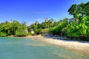 Foto auf Alu-Dibond Beach at Montego Bay, Jamaica, Carribean © XtravaganT