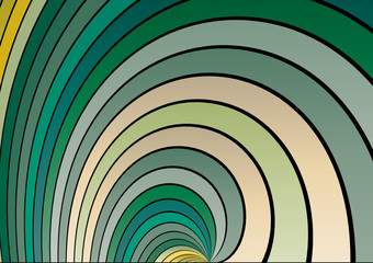 Fototapeta premium Abstract snail