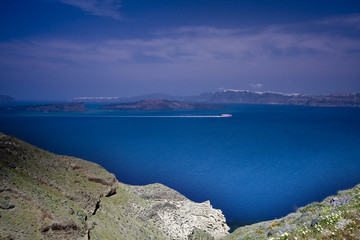 Fototapeta na wymiar Caldera Santorini
