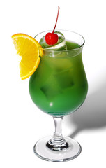 Green Alcoholic Cocktail