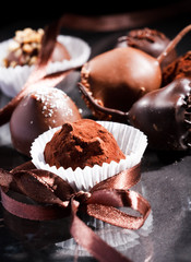 chocolate truffles