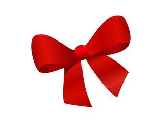 Rote Schleife Vektorgrafik