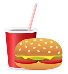 Fast Food Vector Clip Art