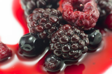 Summer Berry Fruits Closeup