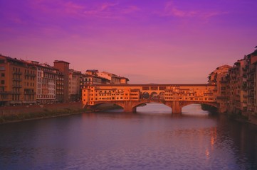 Obraz premium Ponte Vecchio Florence Tuscany Italy