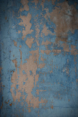 Vintage wall background, cracked plaster