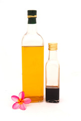 Obraz na płótnie Canvas Olive oil and vinegar