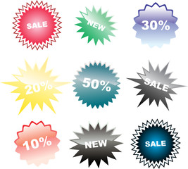sales stickers