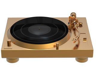 Golden turntable