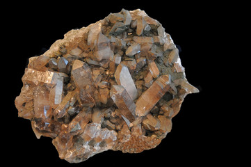 quartz fumé chloriteux
