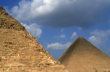 Fototapeta na wymiar Pyramid of Khafra in Egypt