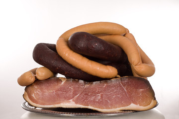 Schinken und Wurst
