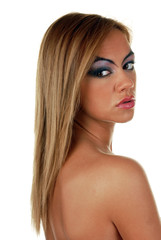 Fototapeta premium Young attractive female beauty
