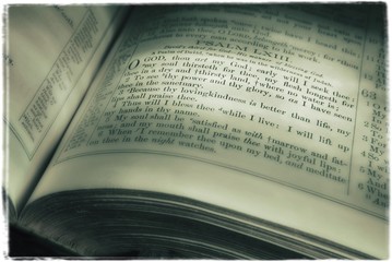 Fototapeta premium Book of Psalms