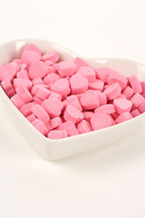 Pink Heart Shape Candy