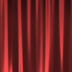 Red Curtain Seamless Pattern
