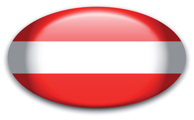Button Österreich Fahne oval