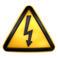 Caution high voltage