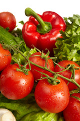 Fresh Vegetables, Fruits and other foodstuffs.