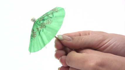 Opening a Tiny Umbrella