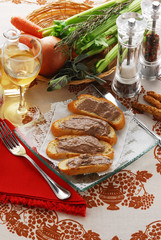 Crostino al paté d oca - Antipasti