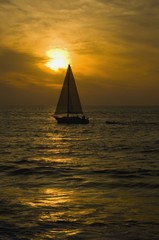 Sailboat at Sunset