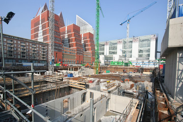 Naklejka premium Construction Site