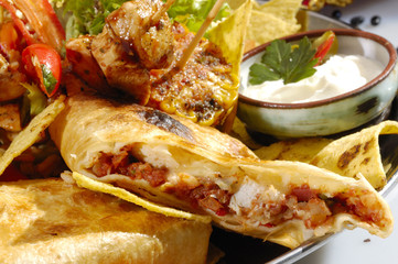 Mexican speciality Aztec dish