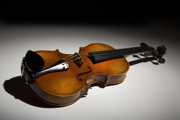 Violin on White