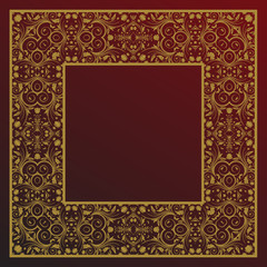 Brown floral background