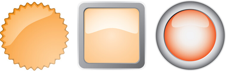 Buttons with reflection