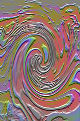 Fototapeta na wymiar Multi-coloured swirling abstract