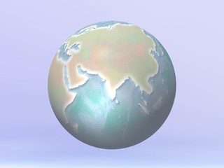 Fototapeta na wymiar 3D Globe