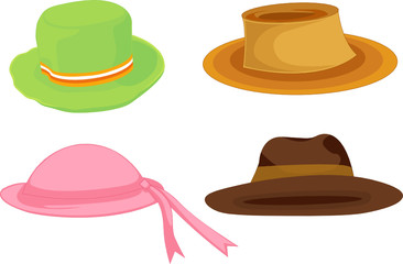 various hats