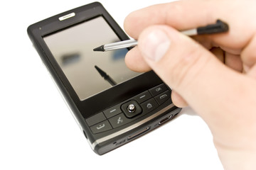 Hand with PDA