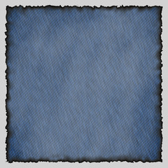 jeans texture with burned edges