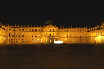 Nachtbild Neues Schloss