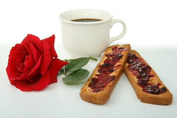 tasse de cafe, petit dejeuner