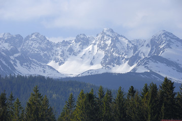 Tatra mountains in spring