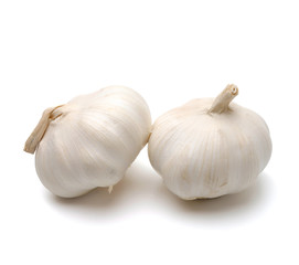 Garlic isolated on white background