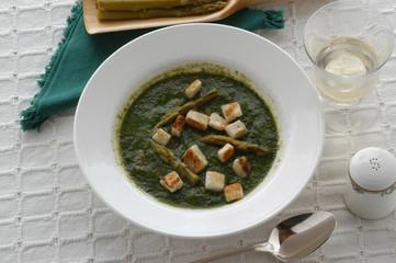 Crema di asparagi verdi - Antipasti Trentino Alto Adige