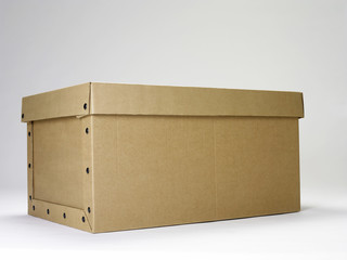 brown color paper box